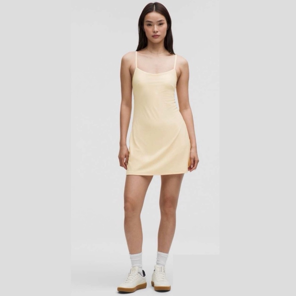 lululemon athletica Pale Yellow Mini Dress